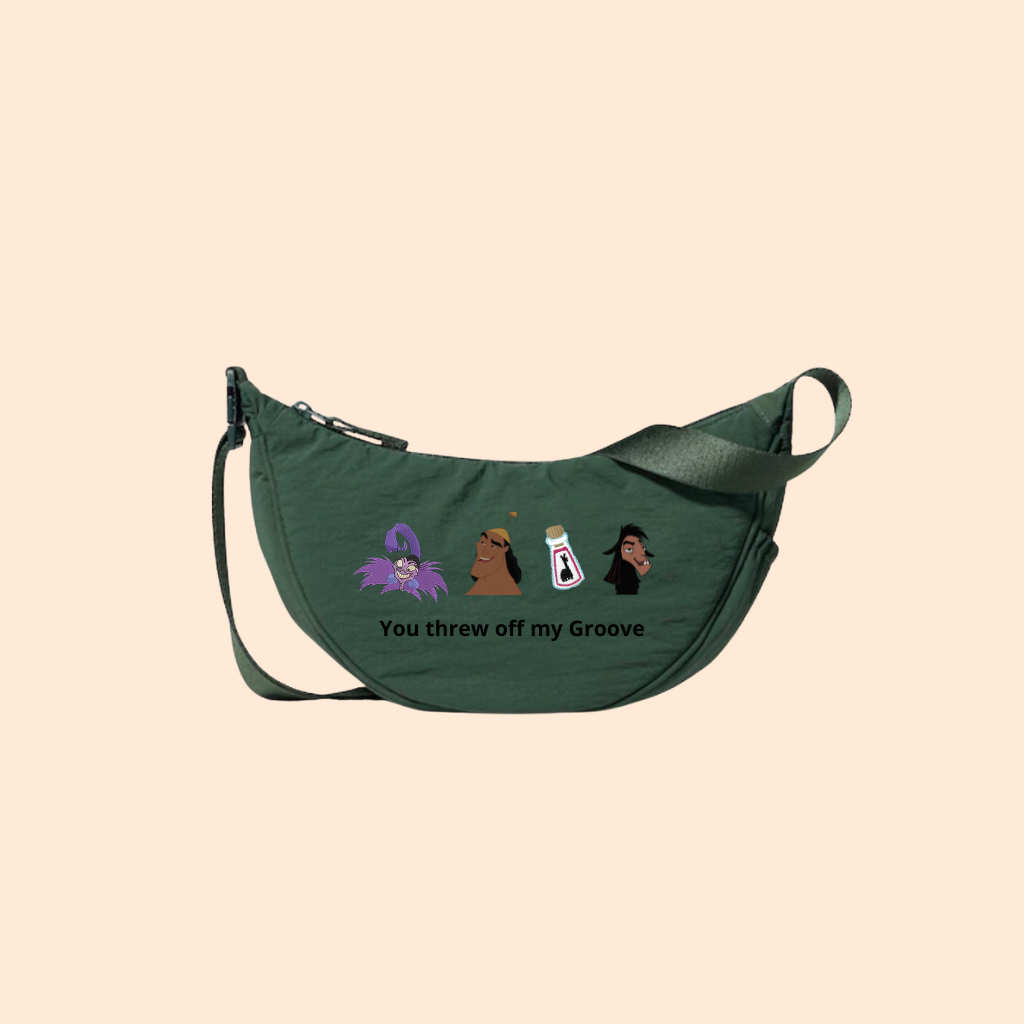 Sac banane brodé Kuzko