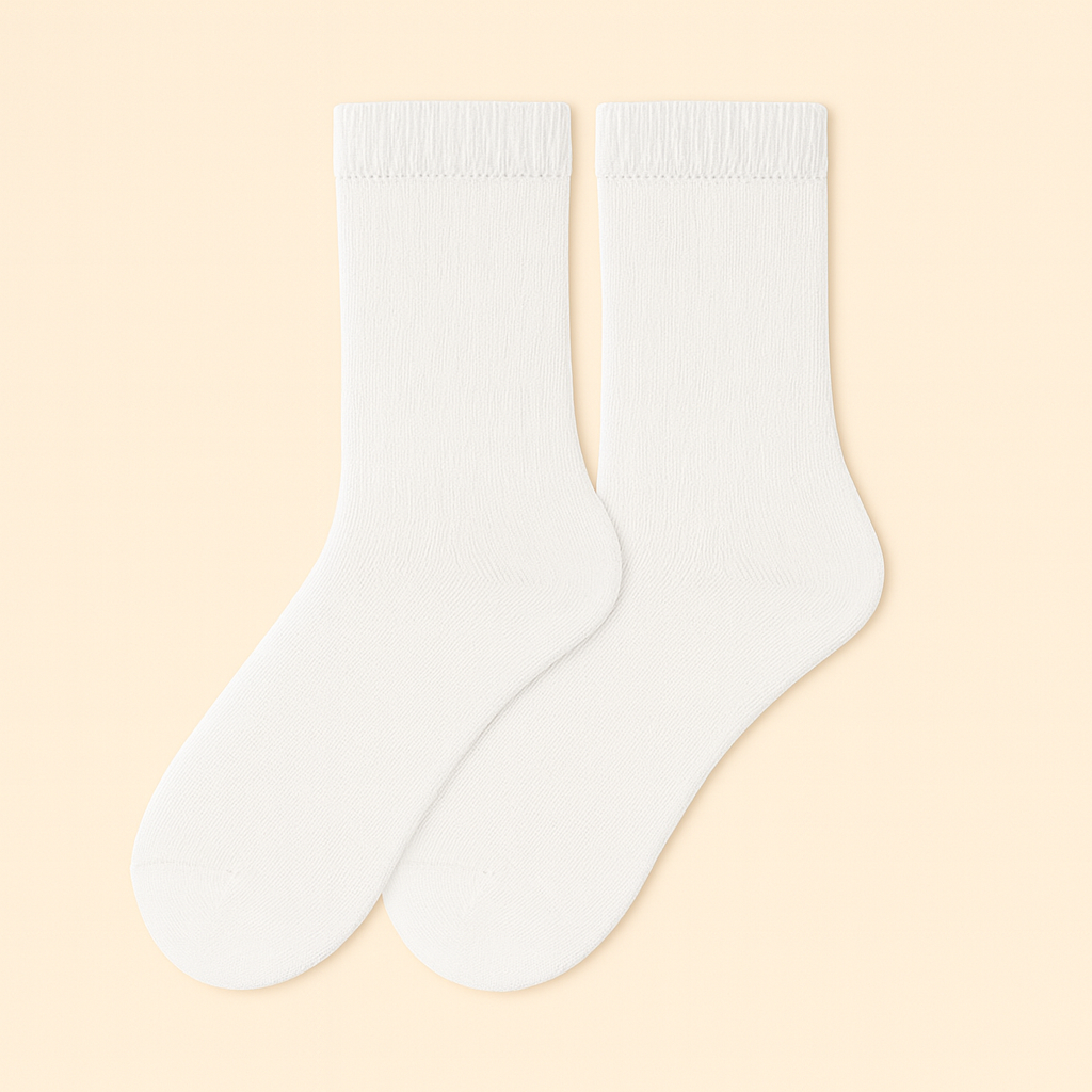 Chaussettes avec broderie personnalisée phrase