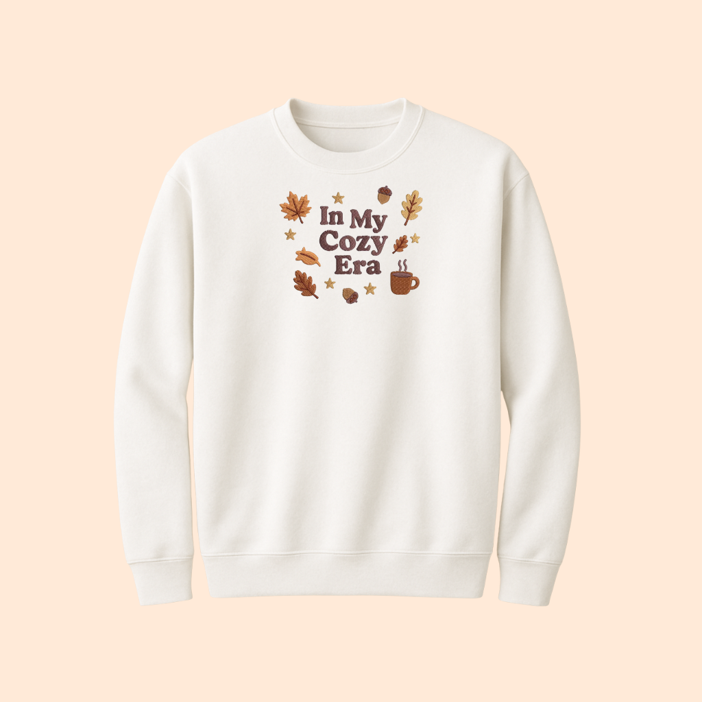 Sweatshirt brodé In my cozy era