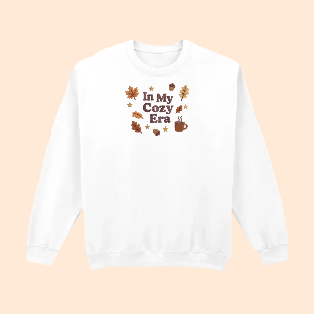 Sweatshirt brodé In my cozy era
