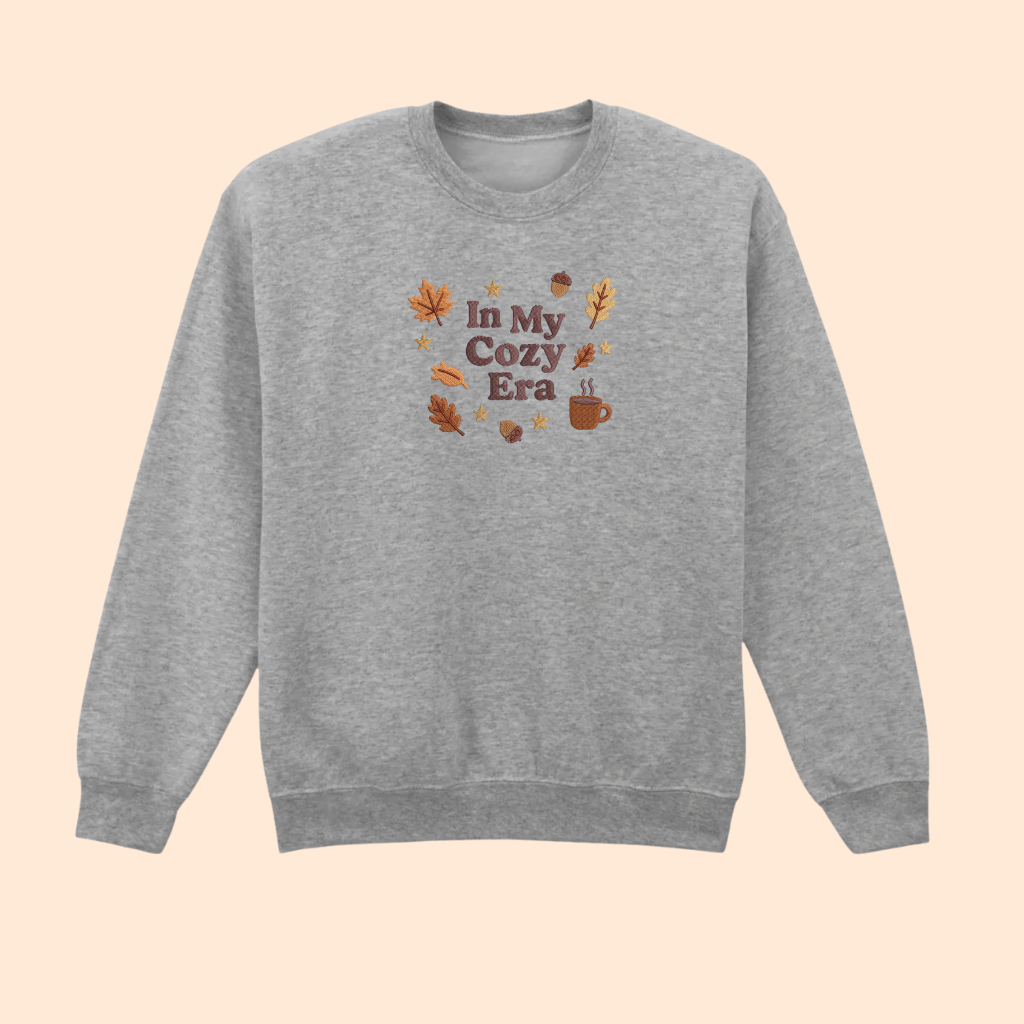 Sweatshirt brodé In my cozy era