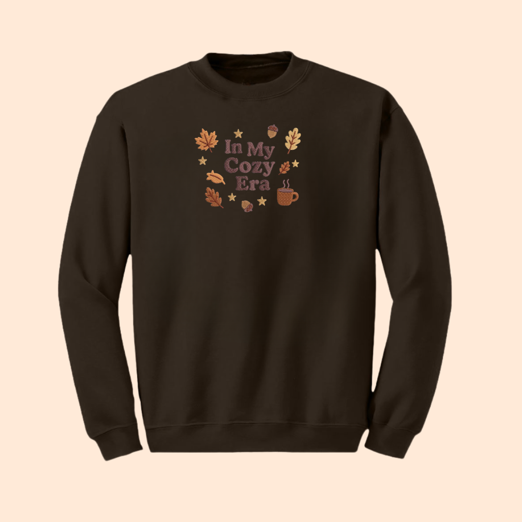 Sweatshirt brodé In my cozy era
