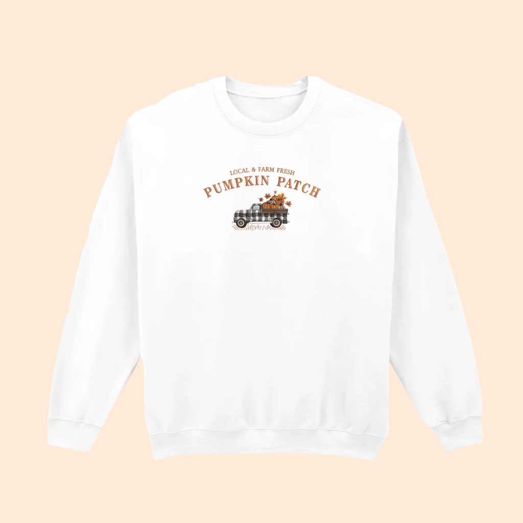 Sweatshirt brodé pumpkin patch