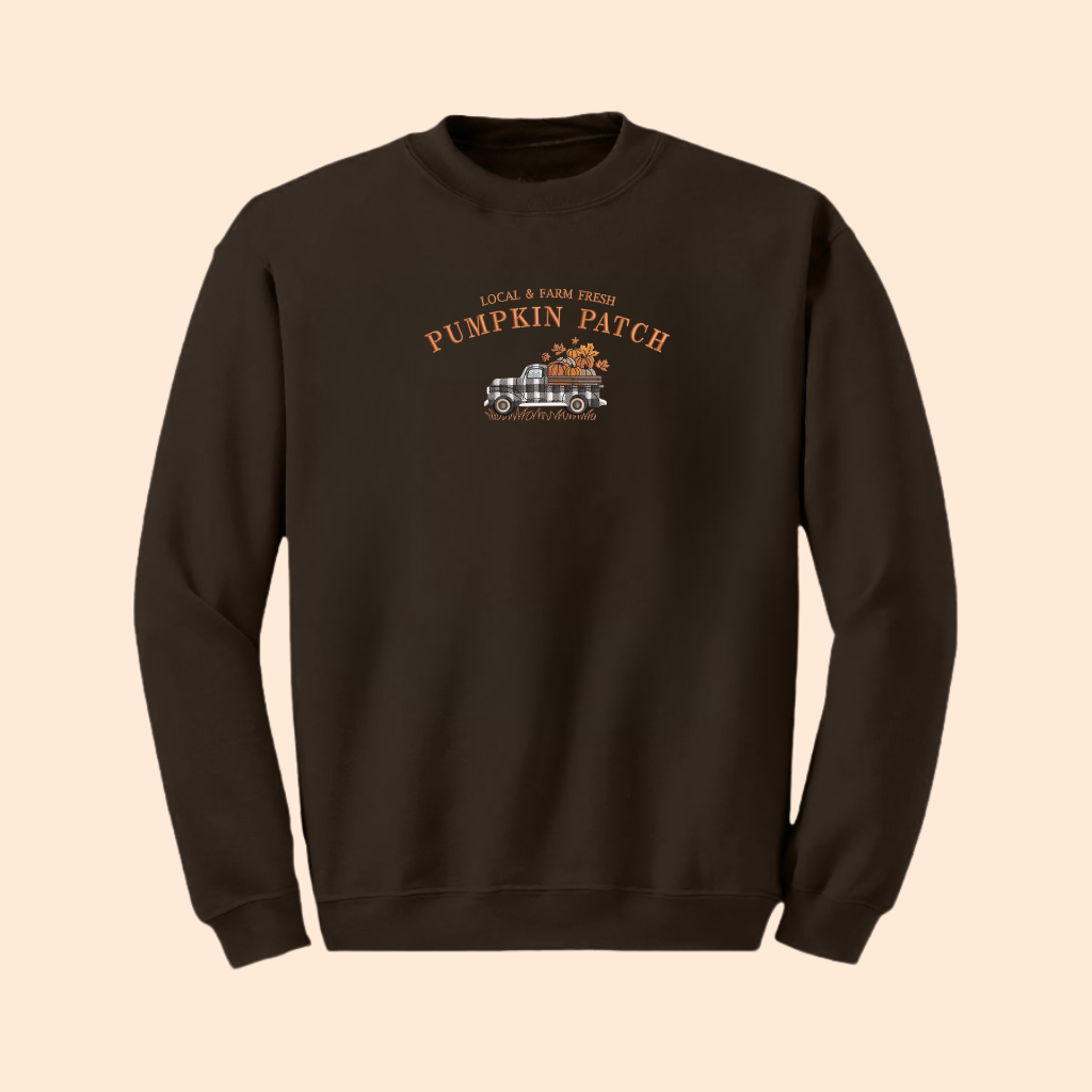 Sweatshirt brodé pumpkin patch