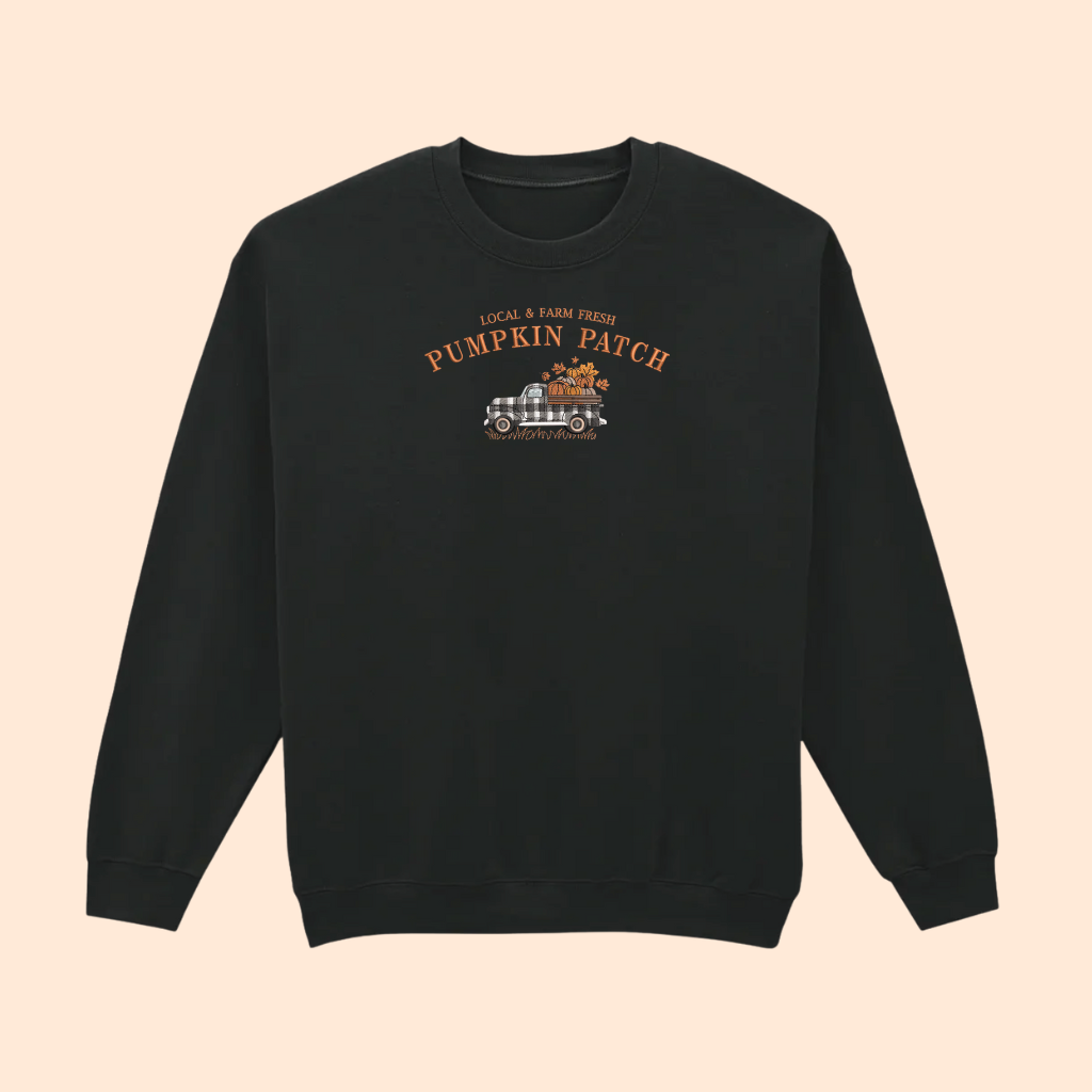 Sweatshirt brodé pumpkin patch