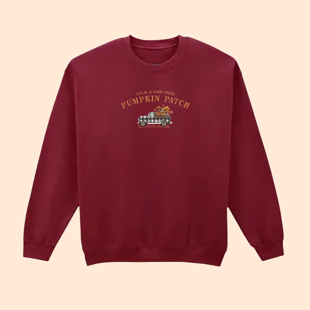 Sweatshirt brodé pumpkin patch
