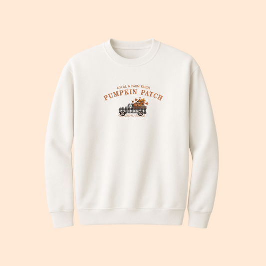 Sweatshirt brodé pumpkin patch