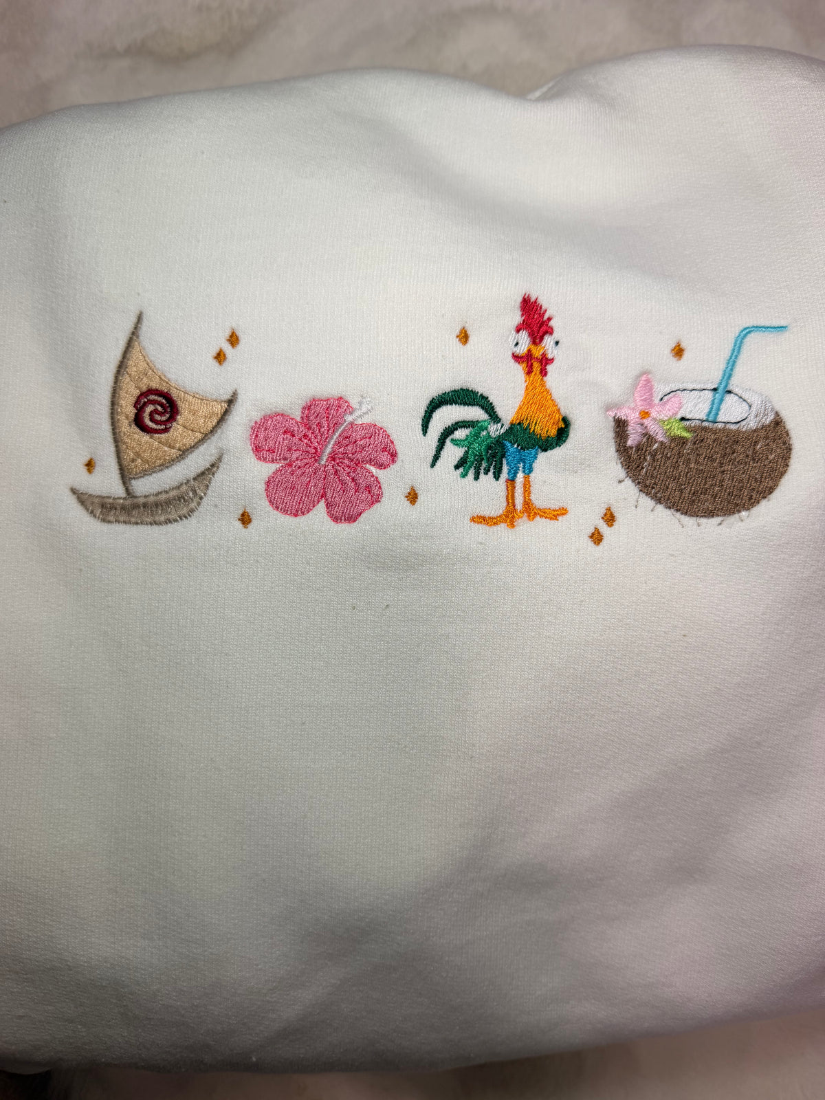 Sweat-shirt brodé Vaiana