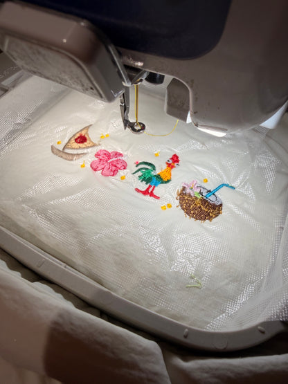 Sac banane brodé Vaina
