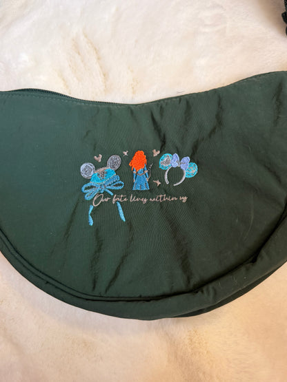 Sac banane brodé Rebelle