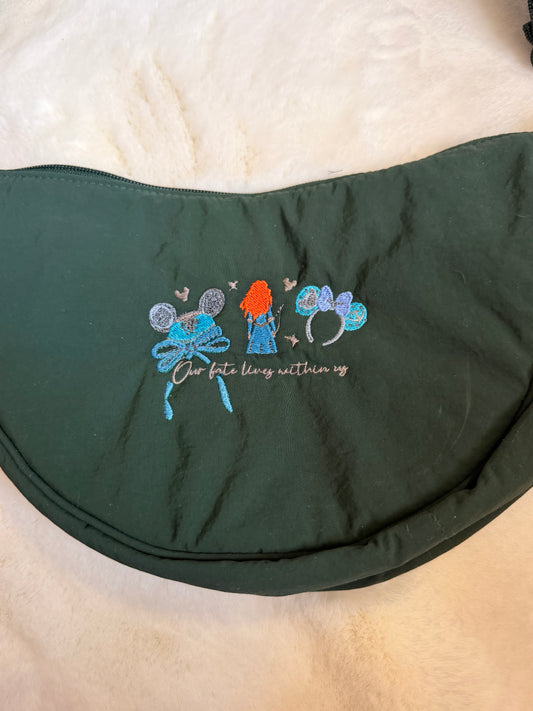 Sac banane brodé Rebelle