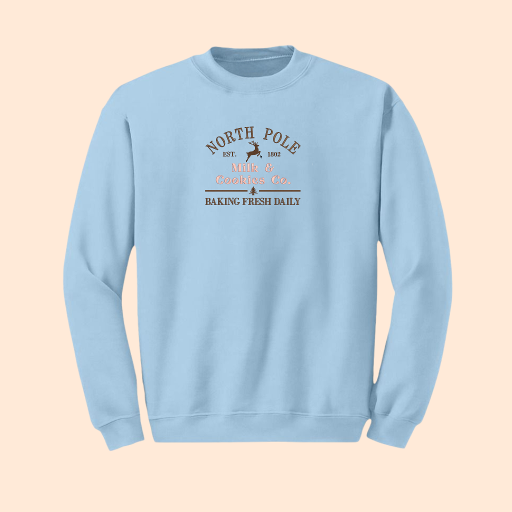 Sweatshirt brodé pole nord