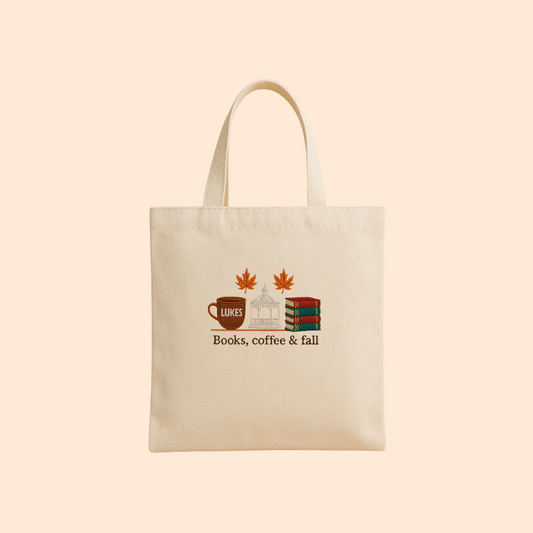 Tote bag brodé coffee and fall