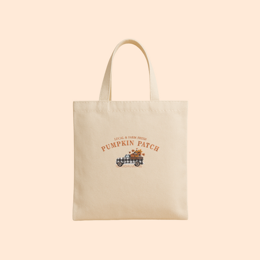 Tote bag brodé pumpkin patch