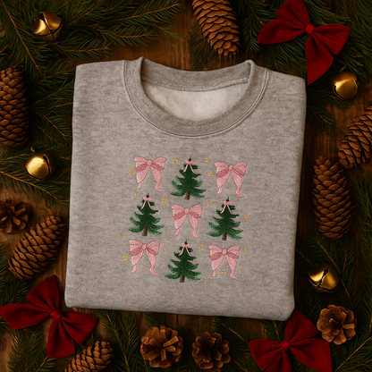 Sweatshirt brodé noeuds