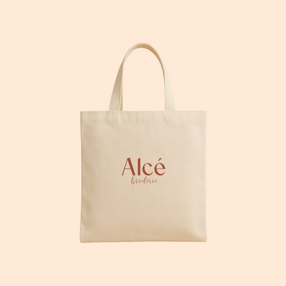 Tote bag avec broderie personnalisé logo