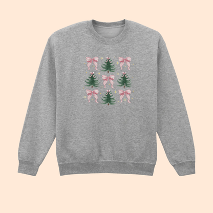 Sweatshirt brodé noeuds