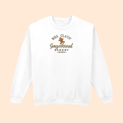 Sweatshirt brodé pain d'épice