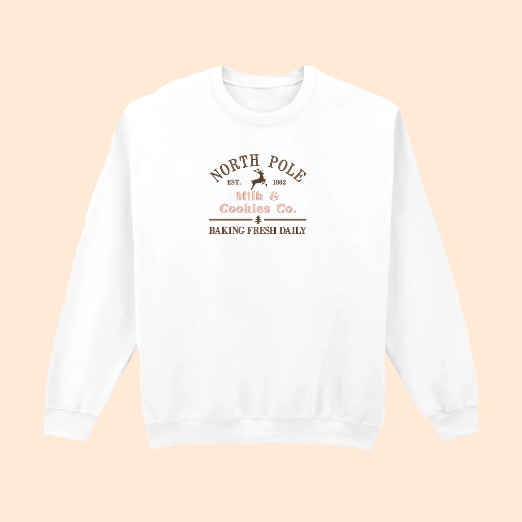 Sweatshirt brodé pole nord