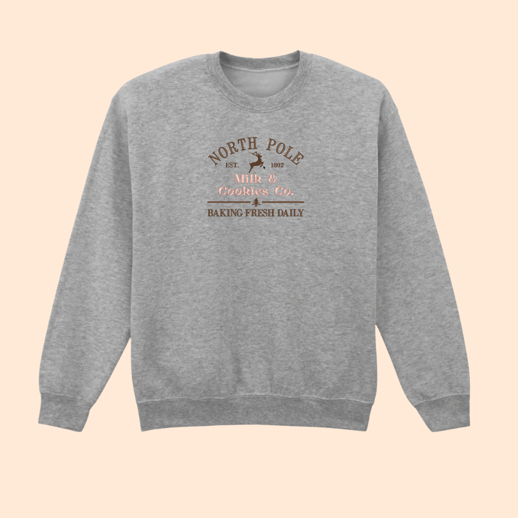 Sweatshirt brodé pole nord