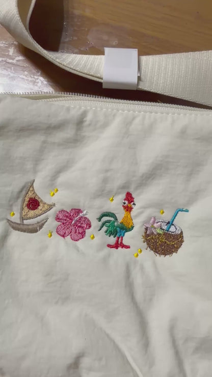 Sac banane brodé Vaina
